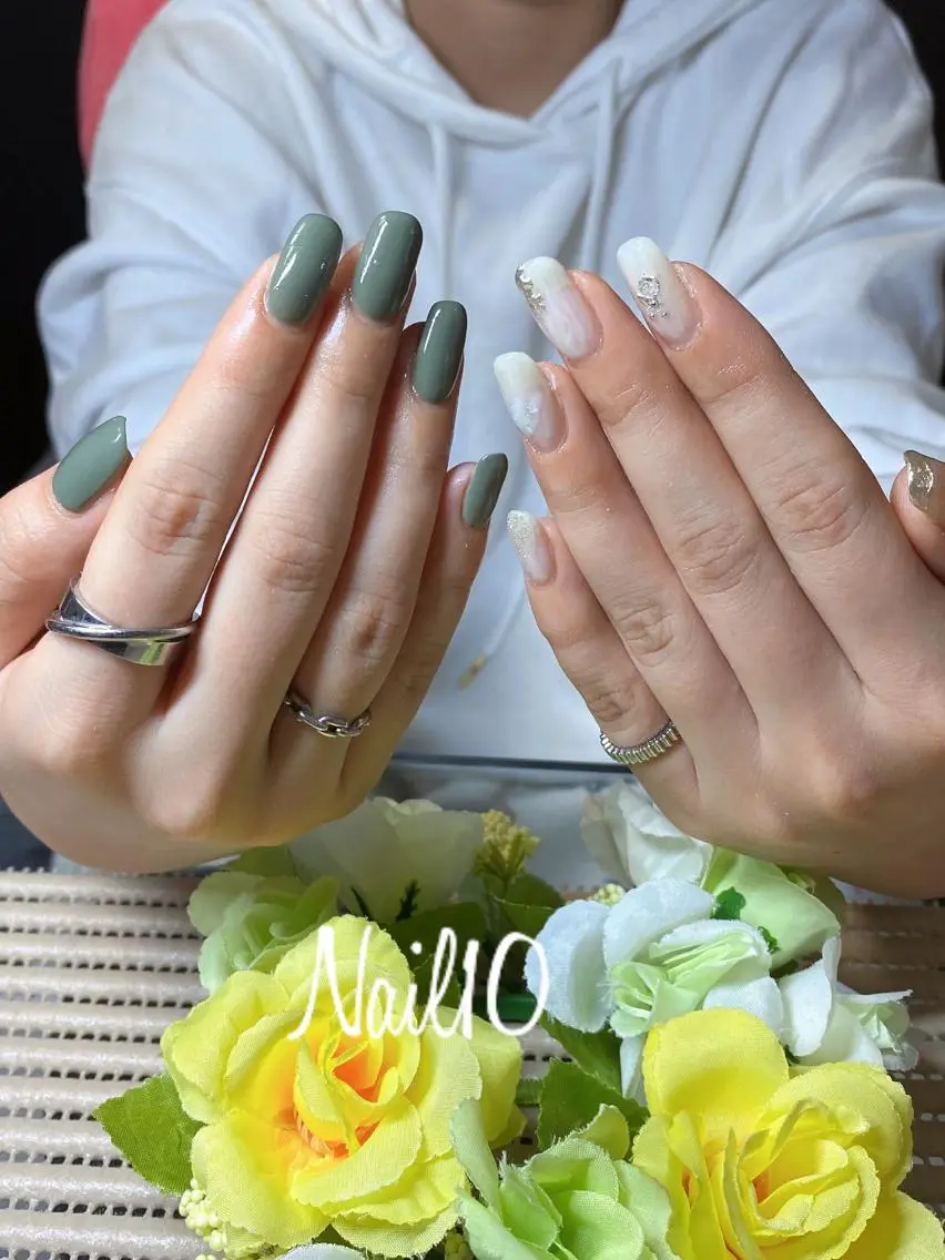 ネイル アートネイル 長さ出し シンプルネイル ハンドネイル Nail10 Kakoのネイルデザイン
