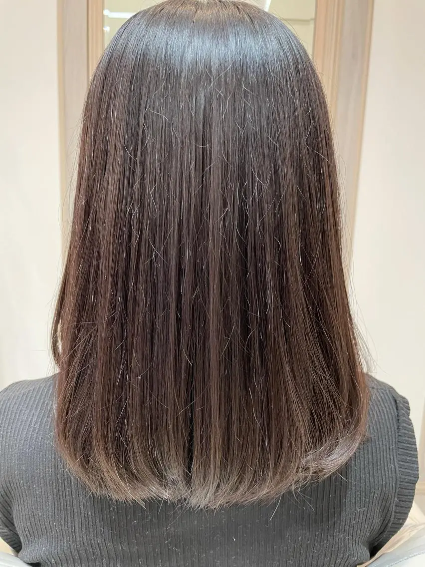 ミディアム カット 岡屋 瞬のヘアスタイル