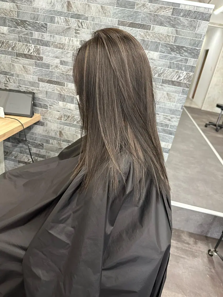 ロング カラー カット ヘアカラー トリートメント epi エピのヘアスタイル