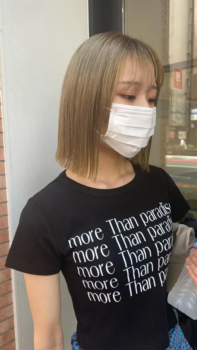 ショート カット トリートメント RURI韓国ボブ 🇰🇷タッセルボブのヘアスタイル