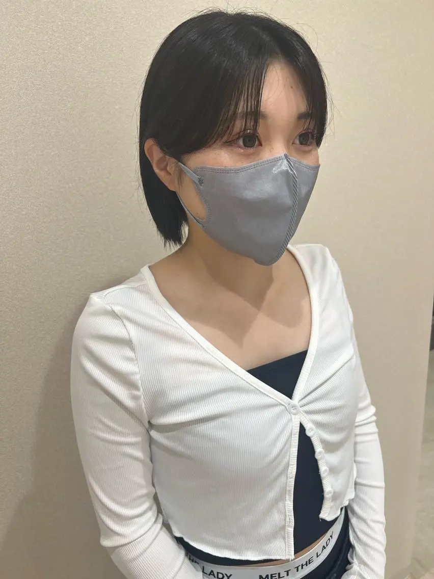 ショート カラー ボブ 外国人対応 佐久間のヘアスタイル