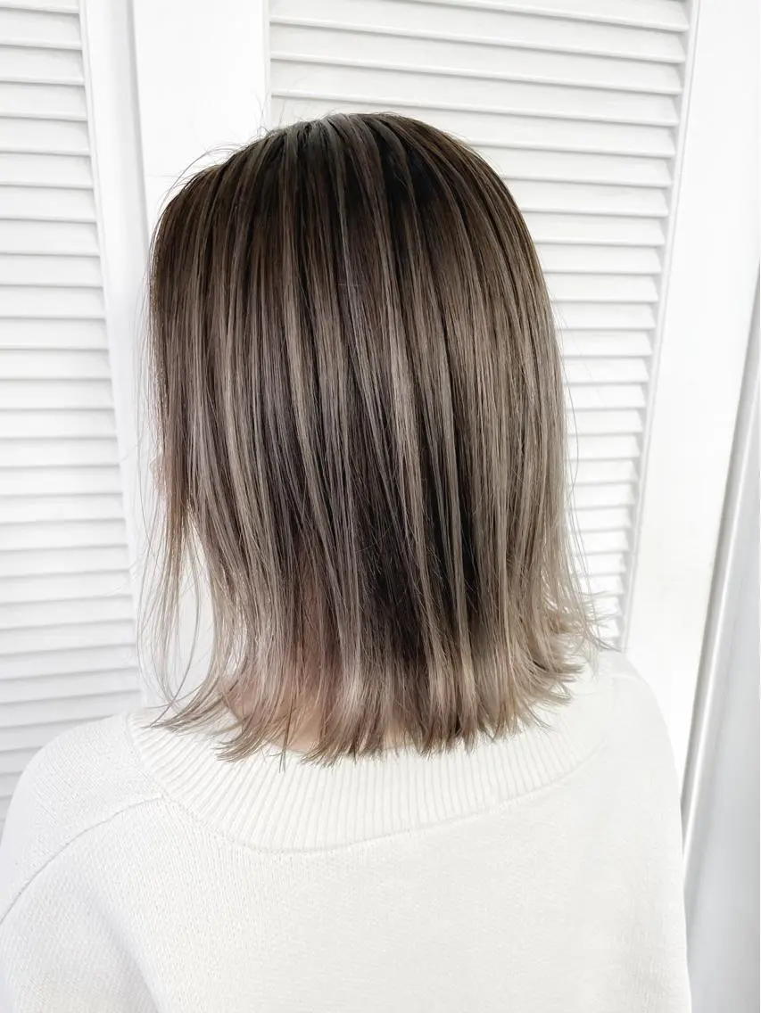 ミディアム カラー かわさき ともやのヘアスタイル