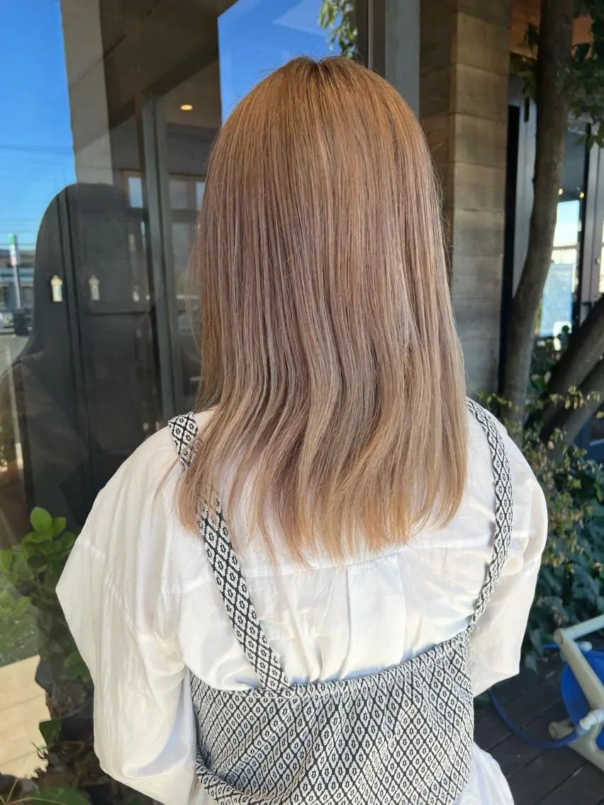 セミロング カラー 渋谷/フェザー/ 毛流れ/竹内凌のヘアスタイル