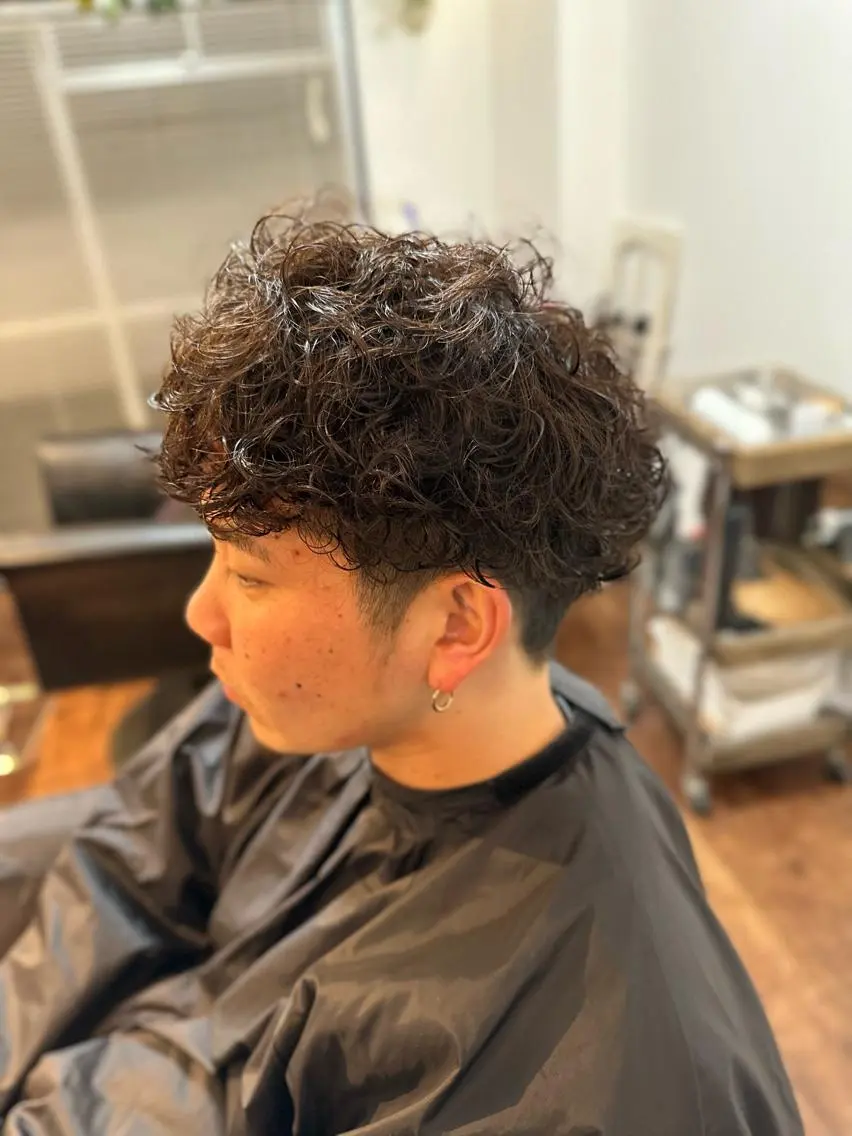 ミディアム パーマ メンズ Luzir⭐︎ GEN⭐︎のヘアスタイル