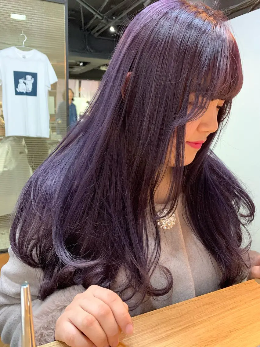 ロング カラー カット ヘアカラー トリートメント ヘアセット 🍃柔らか透け髪 /表参道/瑞希🍃のヘアスタイル