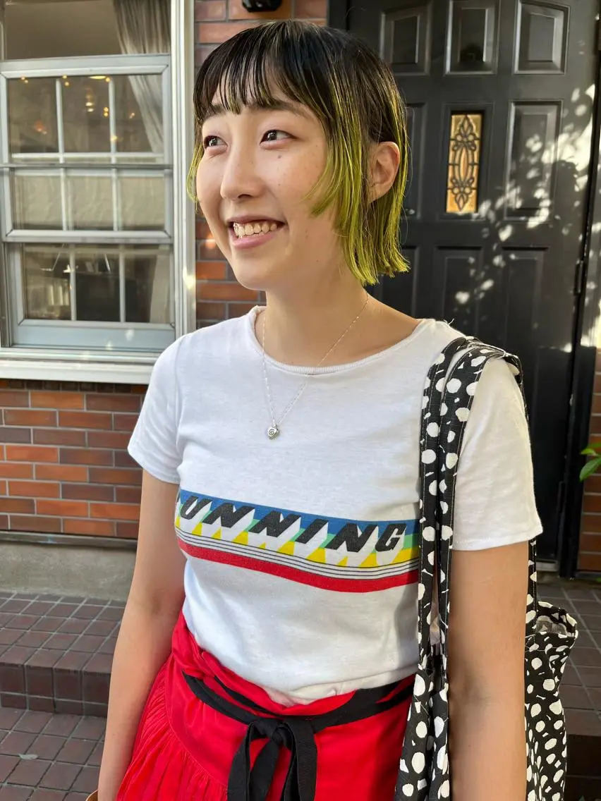 ショート カラー eri kinjoのヘアスタイル
