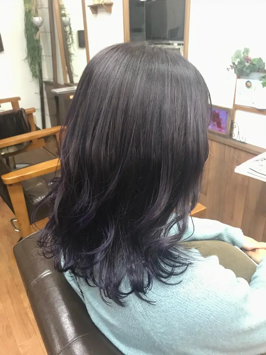 セミロング カラー カット ヘアカラー トリートメント 澤田 拓己のヘアスタイル