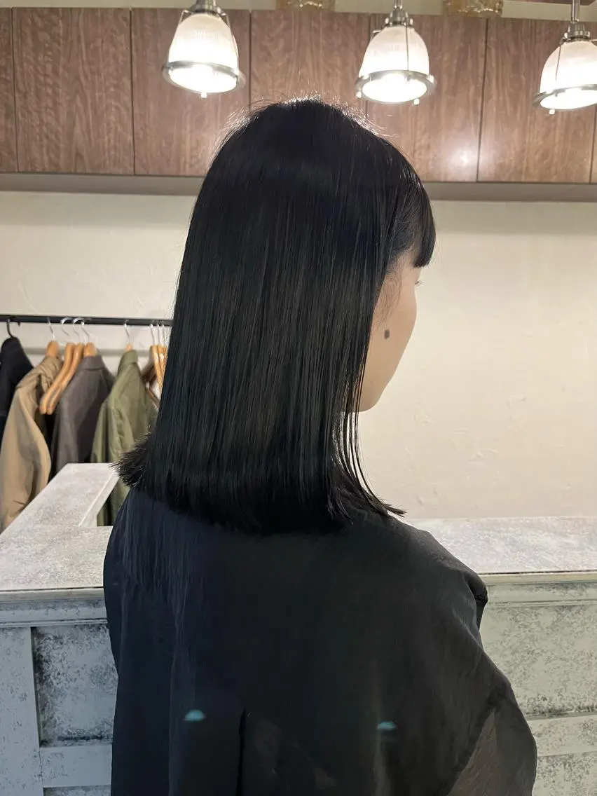 ミディアム カラー カット ヘアカラー トリートメント MAYU 💚森下のヘアスタイル