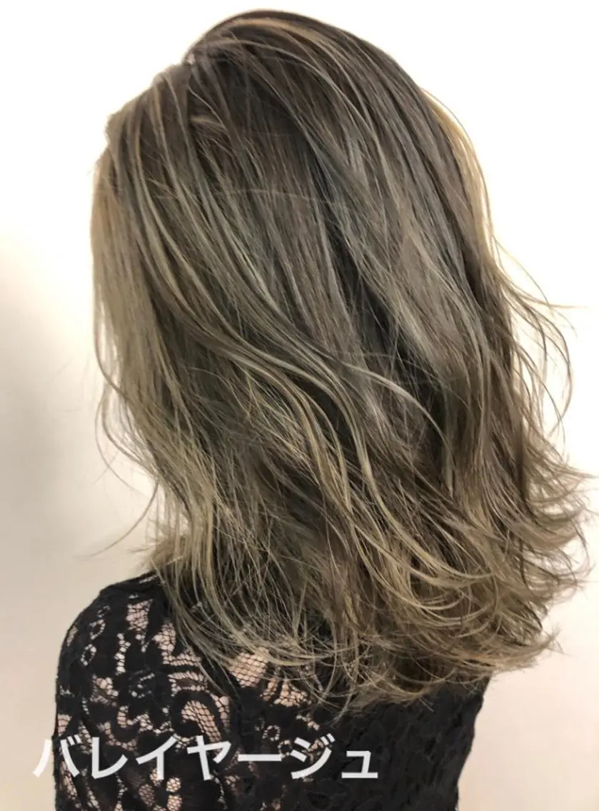 ミディアム 外国人風カラー レイヤーカット 美髪矯正・レイヤー 倉友哉のヘアスタイル