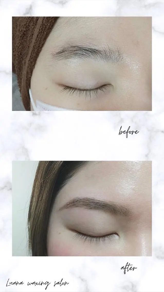 アイブロウ 眉毛ワックス脱毛 Luana wax 🐚根本のエステ・リラクイメージ