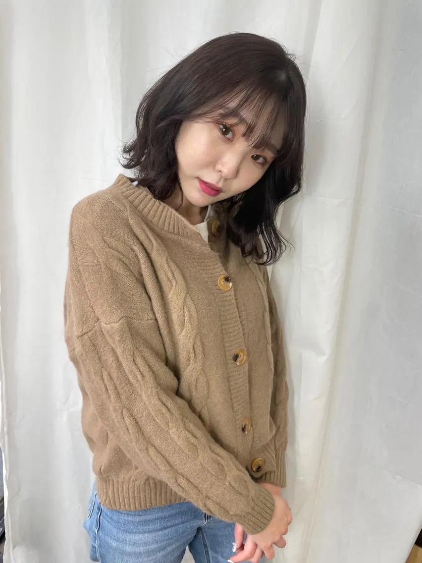 ショート カラー ヘアアレンジ 髙塚碧🇰🇷 韓国ヘア🎗️のヘアスタイル