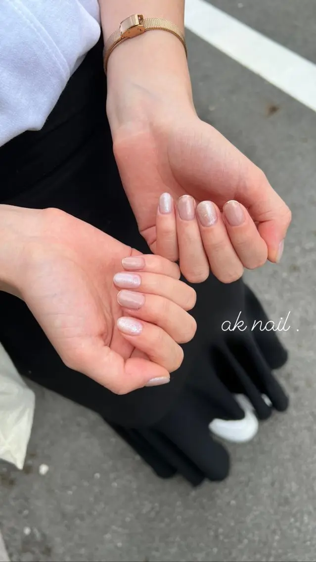 ネイル オフィスネイル ハンドネイル ak nail .のネイルデザイン