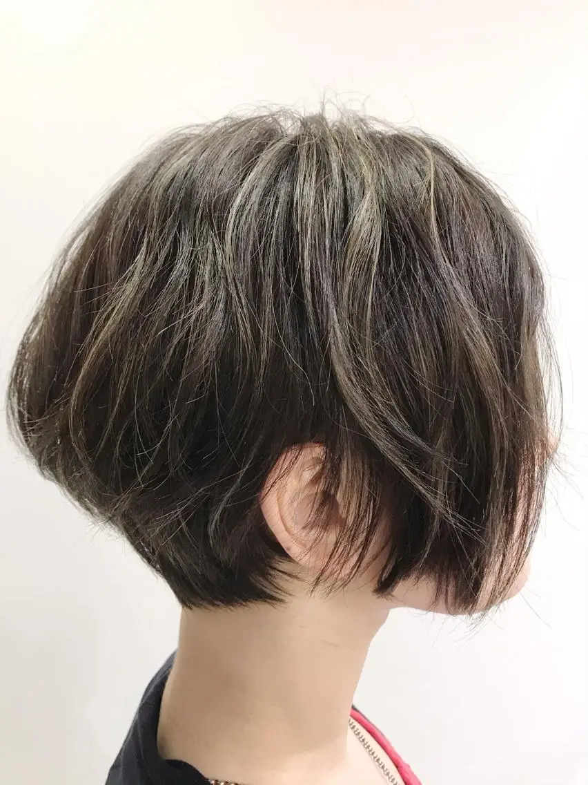 ショート カラー カット トリートメント カラコレ難波 sakamotoのヘアスタイル
