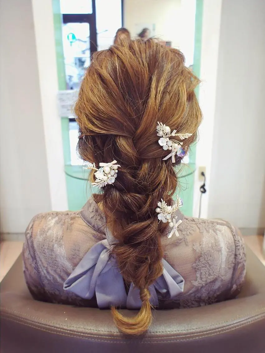 ロング ヘアセット 松田 みのりのヘアスタイル