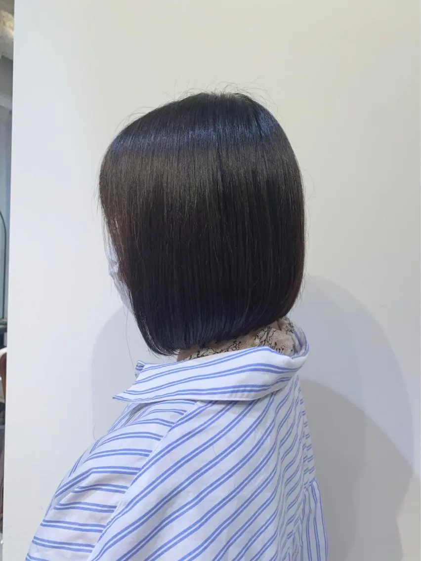 ミディアム カラー パーマ ヘアアレンジ イルミナカラー インナーカラー ボブ 小顔カット カット ヘアカラー トリートメント 🖤小顔ボブ/ウルフ レイヤー🖤山本諒のヘアスタイル