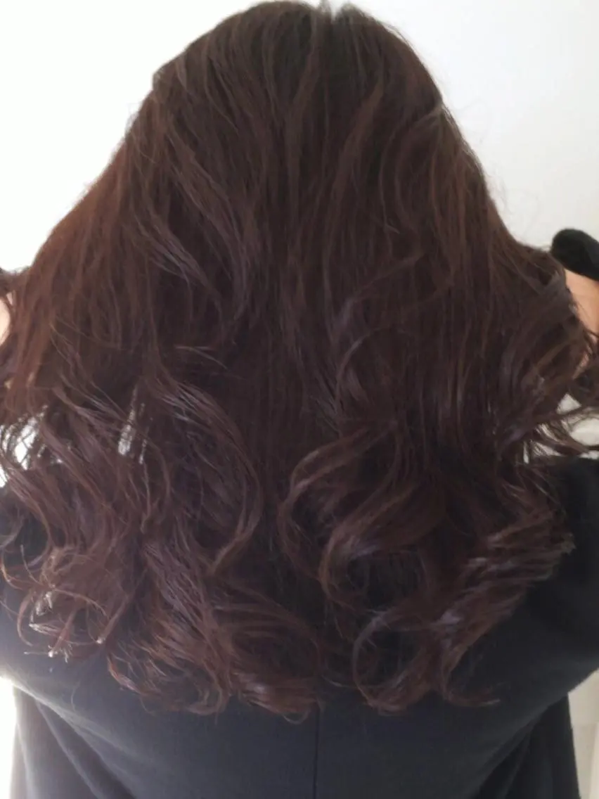 ロング カラー カット ヘアカラー 🍀ナガヤマ ヒデアキ🍀のヘアスタイル