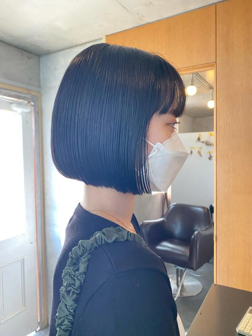 ショート カラー パーマ ヘアアレンジ メンズ キッズ ネイル マツエク・マツパ 黒髪 モリモト サナのヘアスタイル