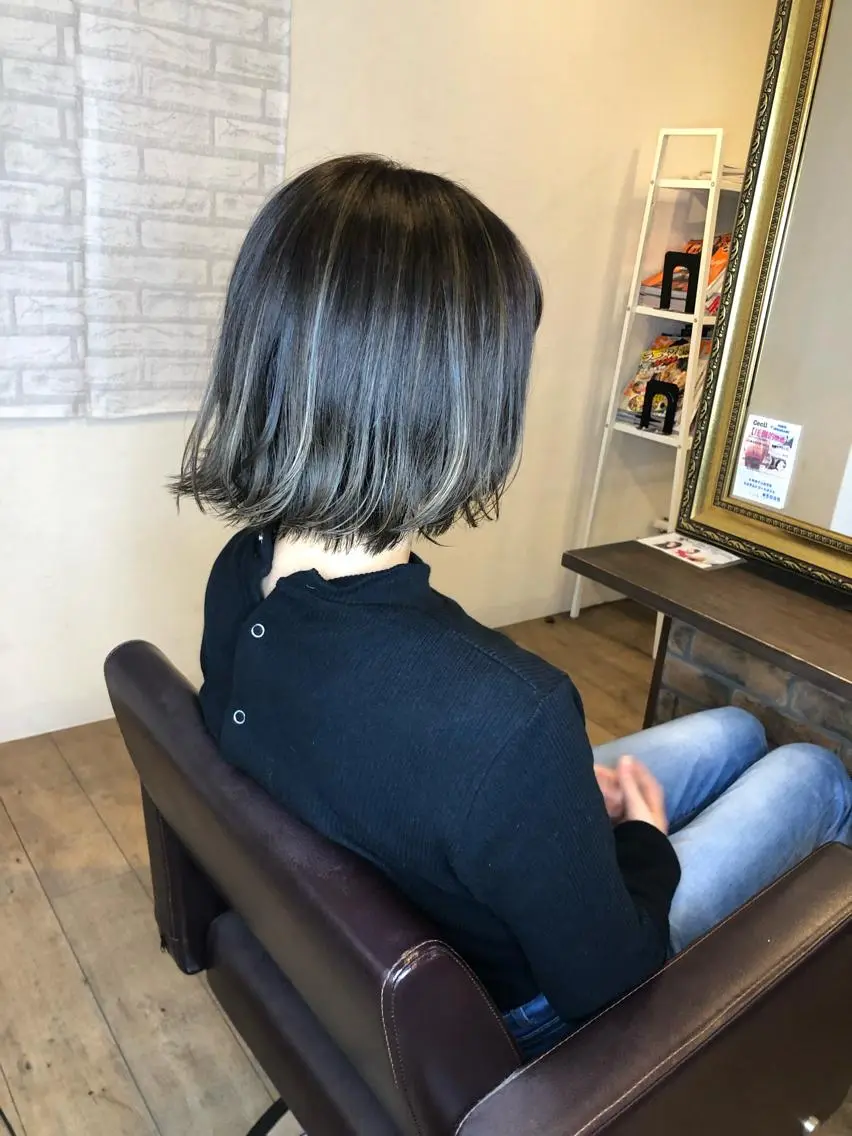 ショート カラー ヘアアレンジ ハイライトカラー ハイライト 美髪・艶髪特化美容師 RYOJIのヘアスタイル
