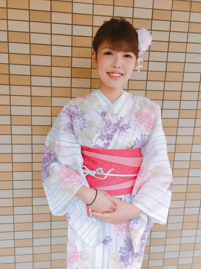 ヘアアレンジ 浴衣 大野 まゆのヘアスタイル