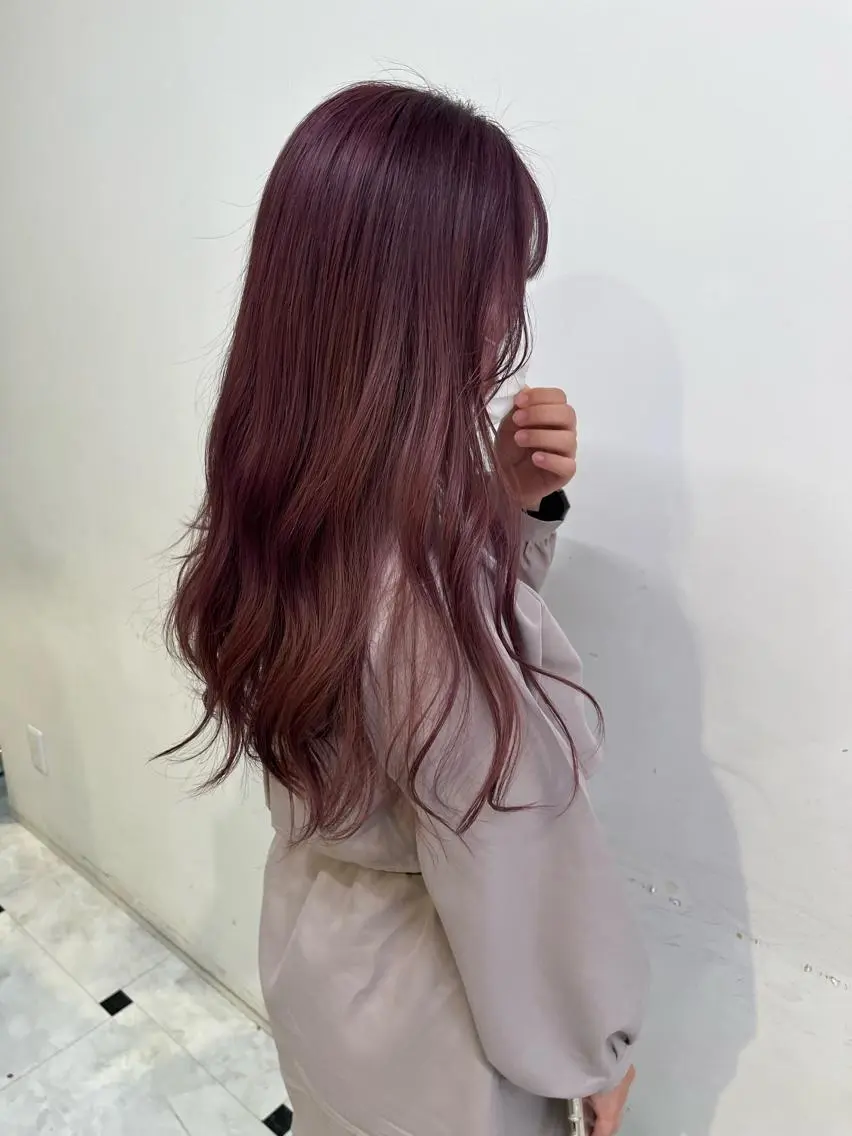 ミディアム ピンクブラウン フレンチガーリー 卒業式のヘアスタイル 髪質改善 トリートメント 愛されカラー🩷 はるなのヘアスタイル
