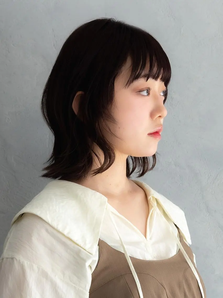ミディアム 高橋 寧音のヘアスタイル