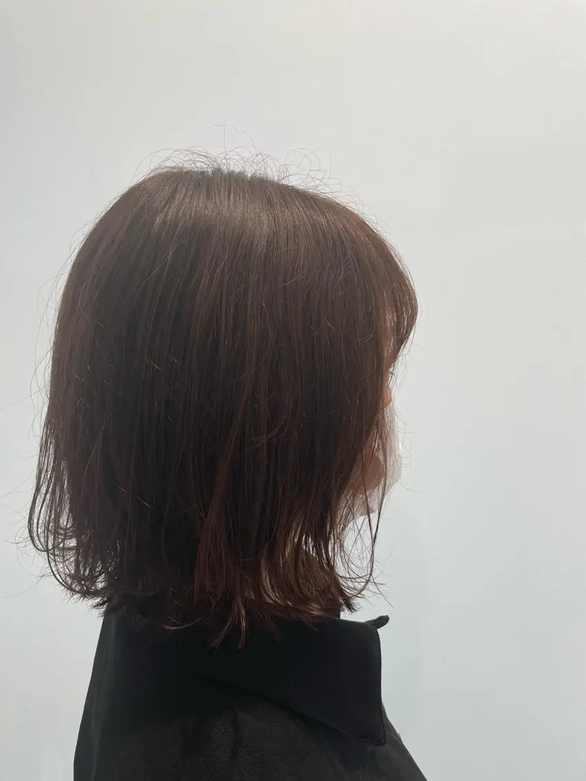 ミディアム 外ハネヘア 山本瑞己 （ヤマモトミズキ）のヘアスタイル