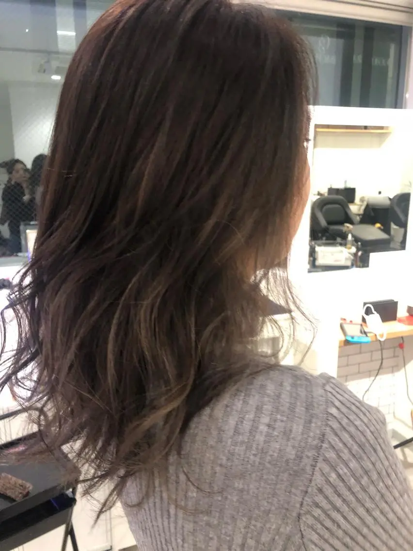 ミディアム カラー ハイライトカラー ハイライト カット ヘアカラー トリートメント JILBLAN京都 ショート/ハイライトのヘアスタイル