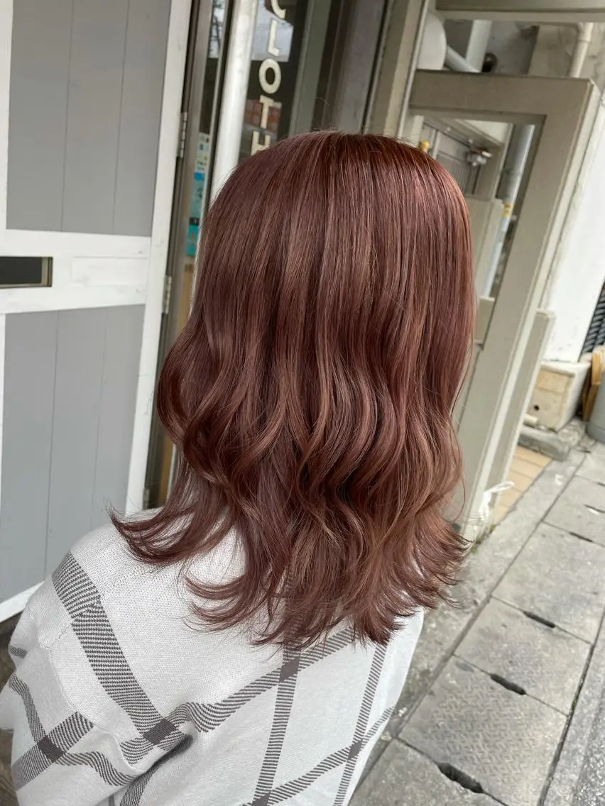 カラー miloc かおりのヘアスタイル