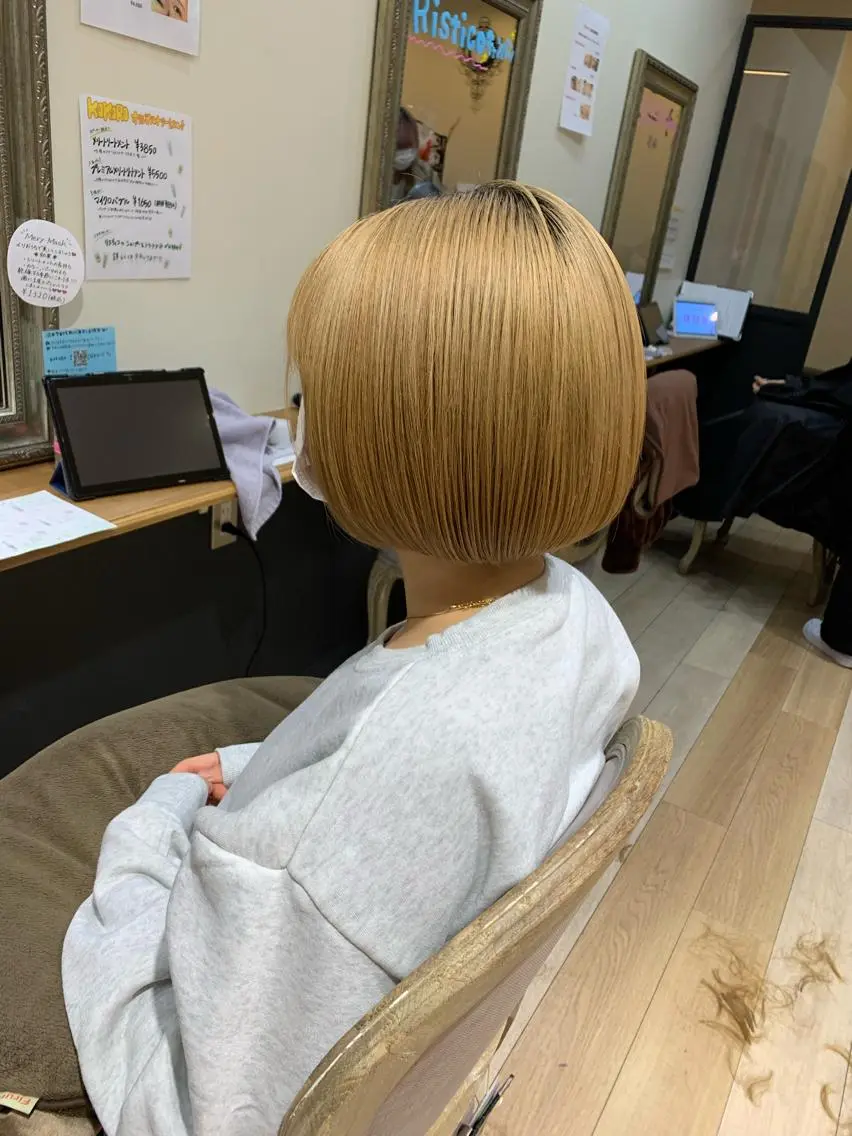 ショート ショートボブ ボブ ショートヘア 艶髪レイヤー上田 紗也🇰🇷💗のヘアスタイル