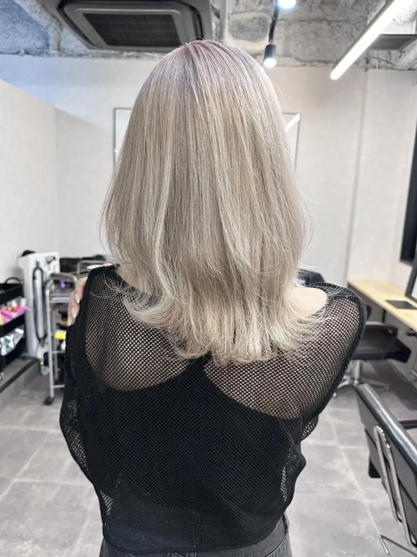ミディアム カラー ヘアアレンジ 💎lino _by _ACNE💎 🧸のヘアスタイル