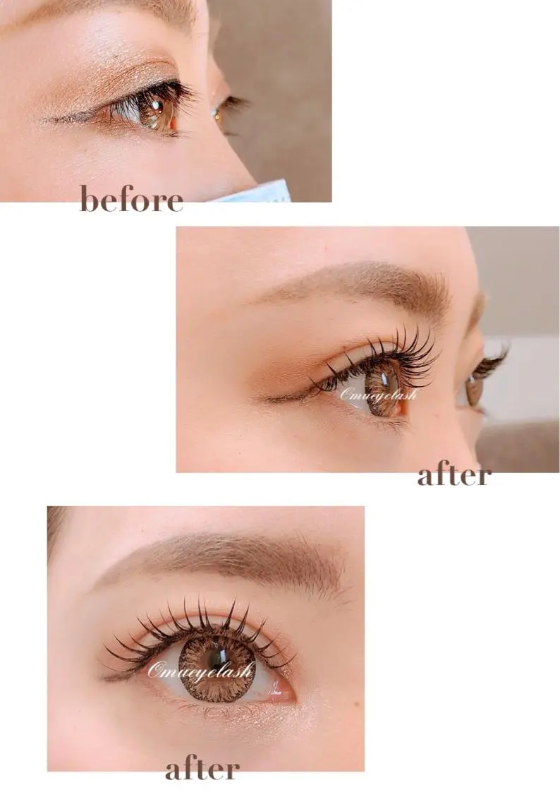 マツエク・マツパ 一重×まつ毛パーマ LED＋550円☆ Omueyelashのマツエク・マツパデザイン
