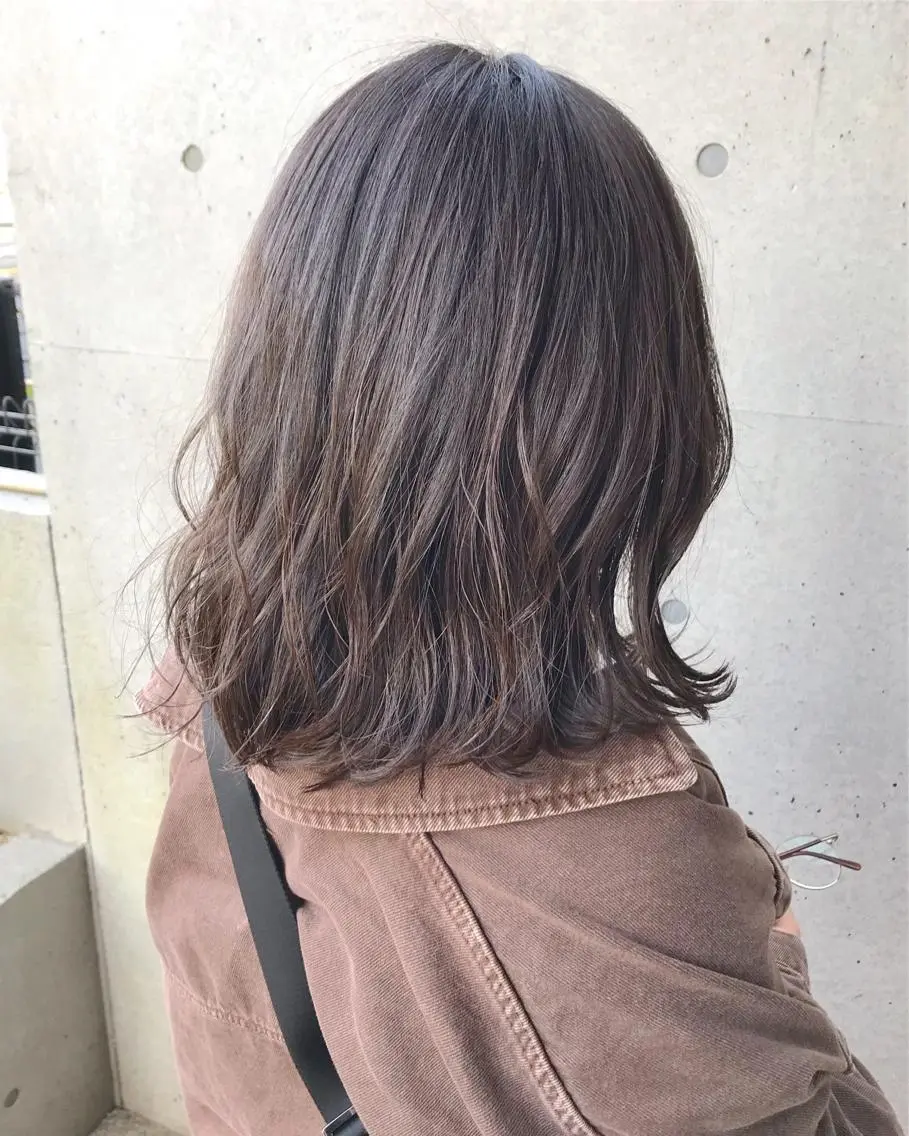 ミディアム カラー ヘアアレンジ イルミナカラー Satsuki ✂︎♡のヘアスタイル