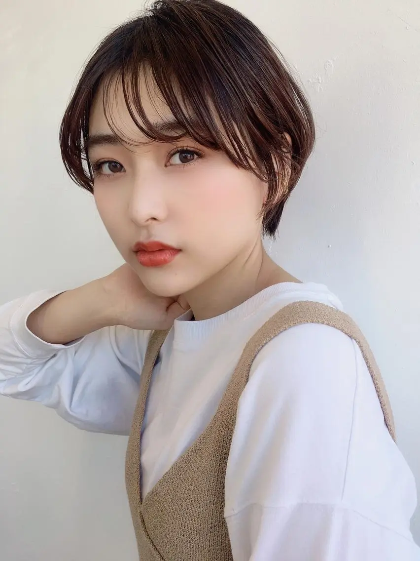 ショート ハンサムショート ショートヘア 鎌倉 彩のヘアスタイル