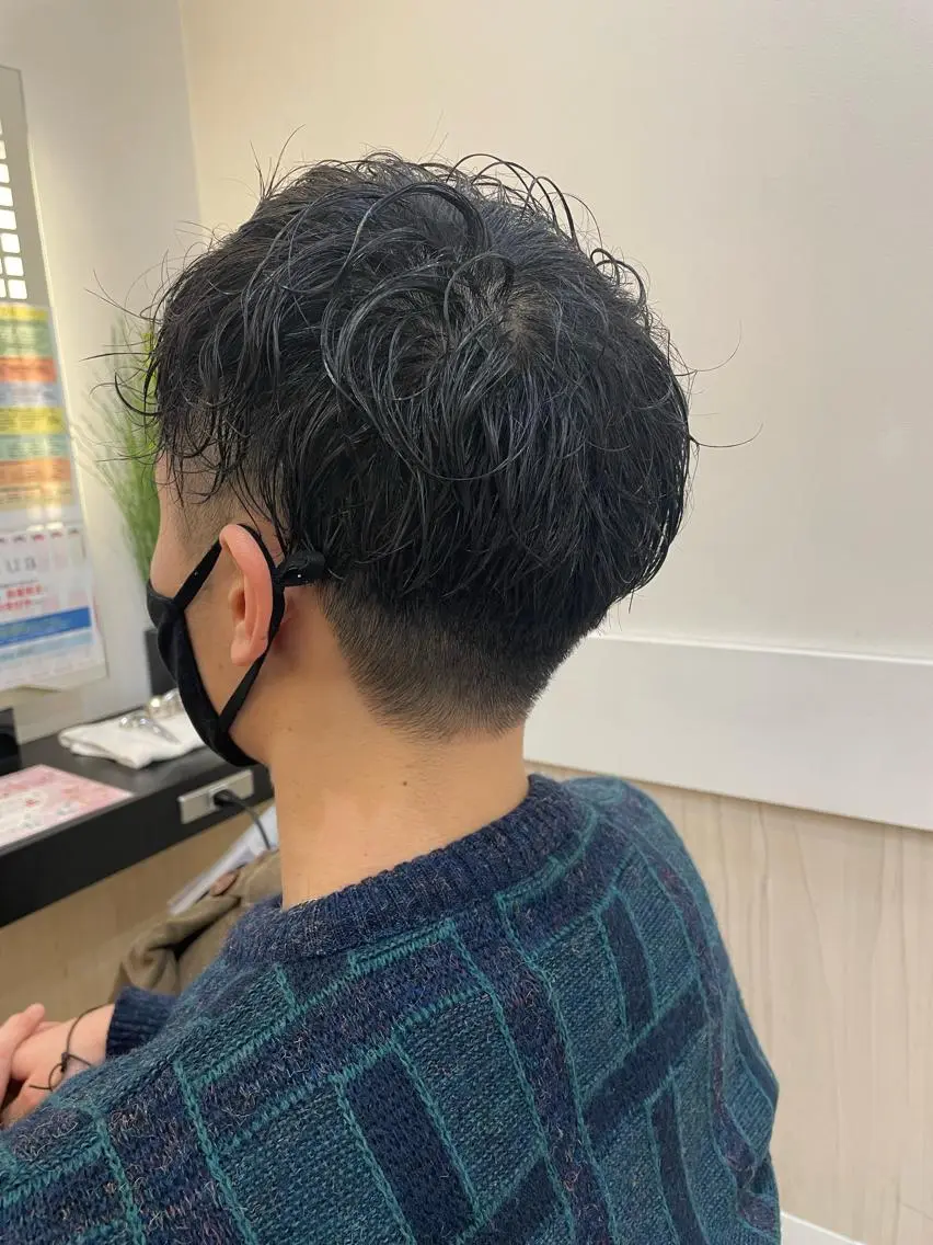ショート パーマ メンズ カット パーマ リリー /Men's/パーマのヘアスタイル