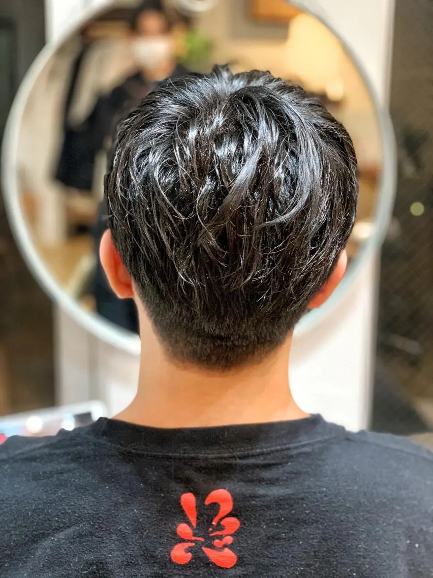 ショート パーマ スパイラルパーマ メンズStylist 山根慧のヘアスタイル
