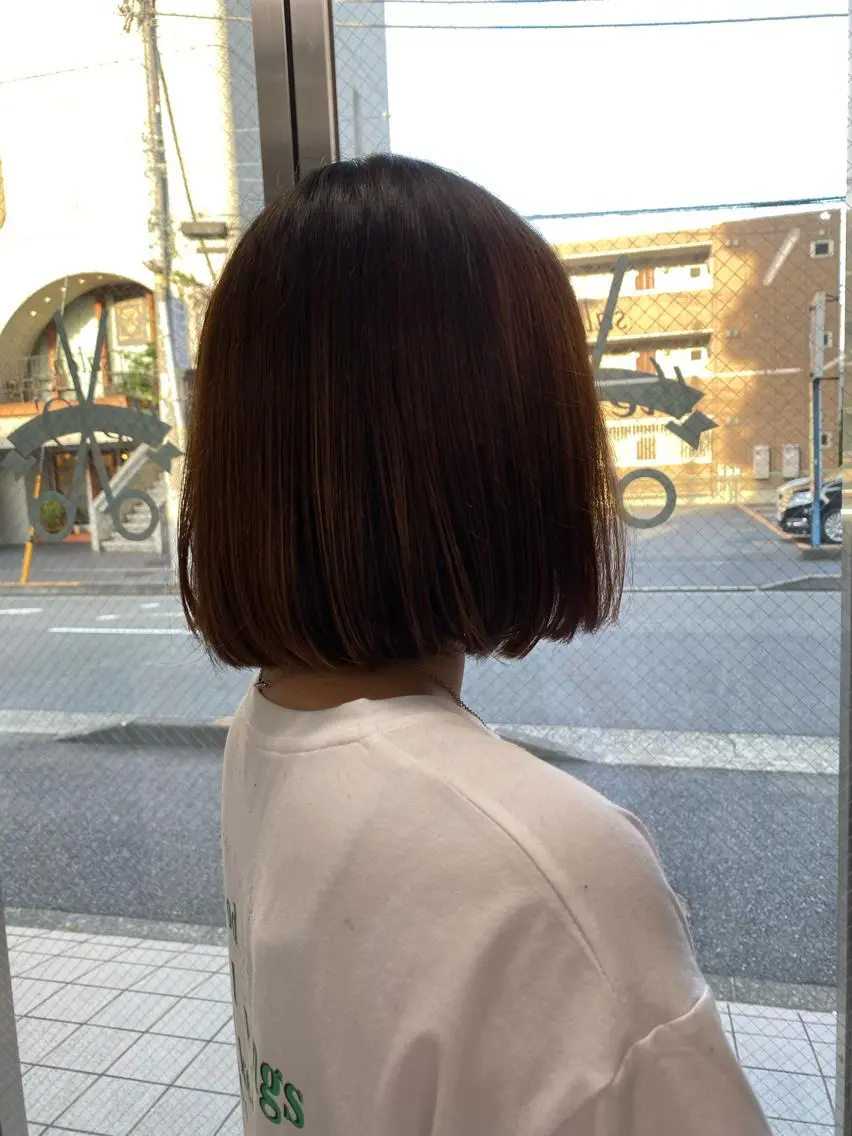 ミディアム Bob＆ハイトーン 専門家CHIHIROのヘアスタイル