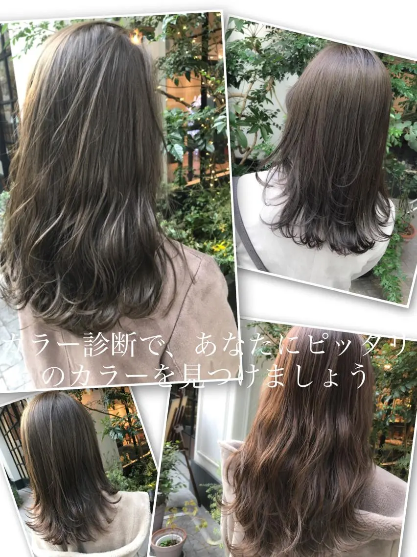 セミロング カット ヘアカラー トリートメント LOMA🇰🇷 銀座クボタのヘアスタイル