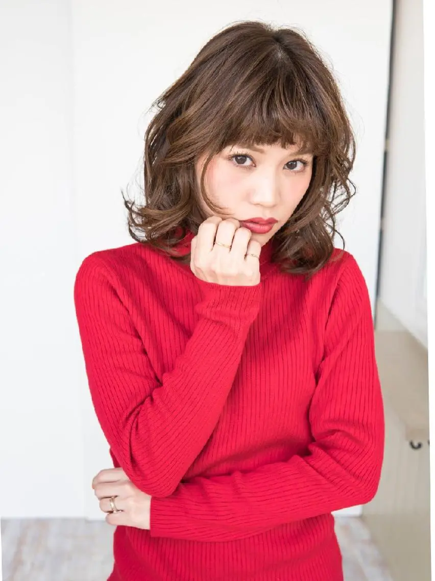 ミディアム 永野 良一のヘアスタイル