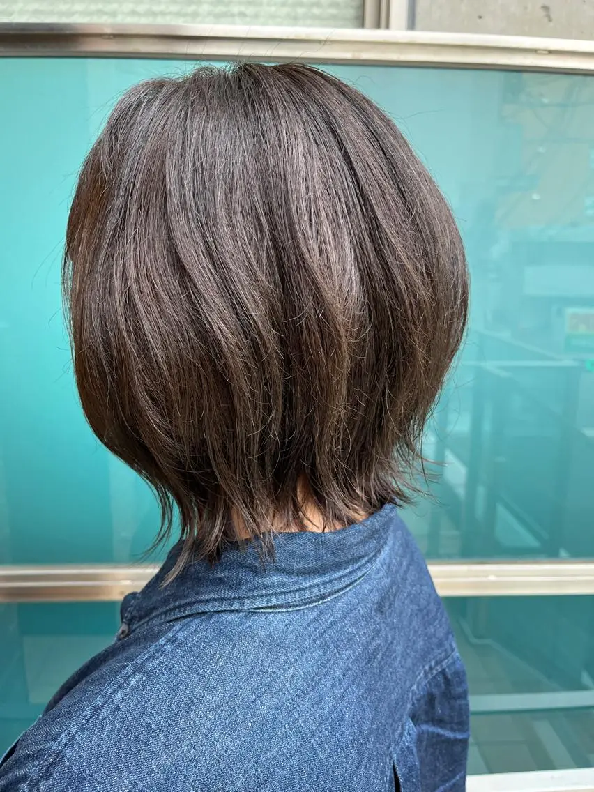 ショート カラー パーマ ヘアアレンジ メンズ キッズ ネイル マツエク・マツパ アイブロウ メンズブリーチ メンズハイライト メンズインナーカラー メンズ韓国風 ブリーチ 久木原 ゆりのヘアスタイル