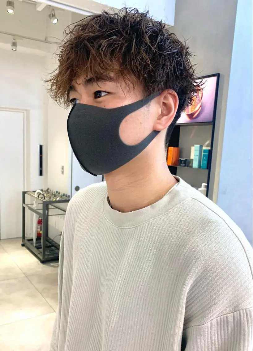 ミディアム パーマ ミディアムパーマ ツイストスパイラルパーマ スパイラルパーマ カット パーマ Kureha/ネイル トレンドヘアのマツエク・マツパデザイン