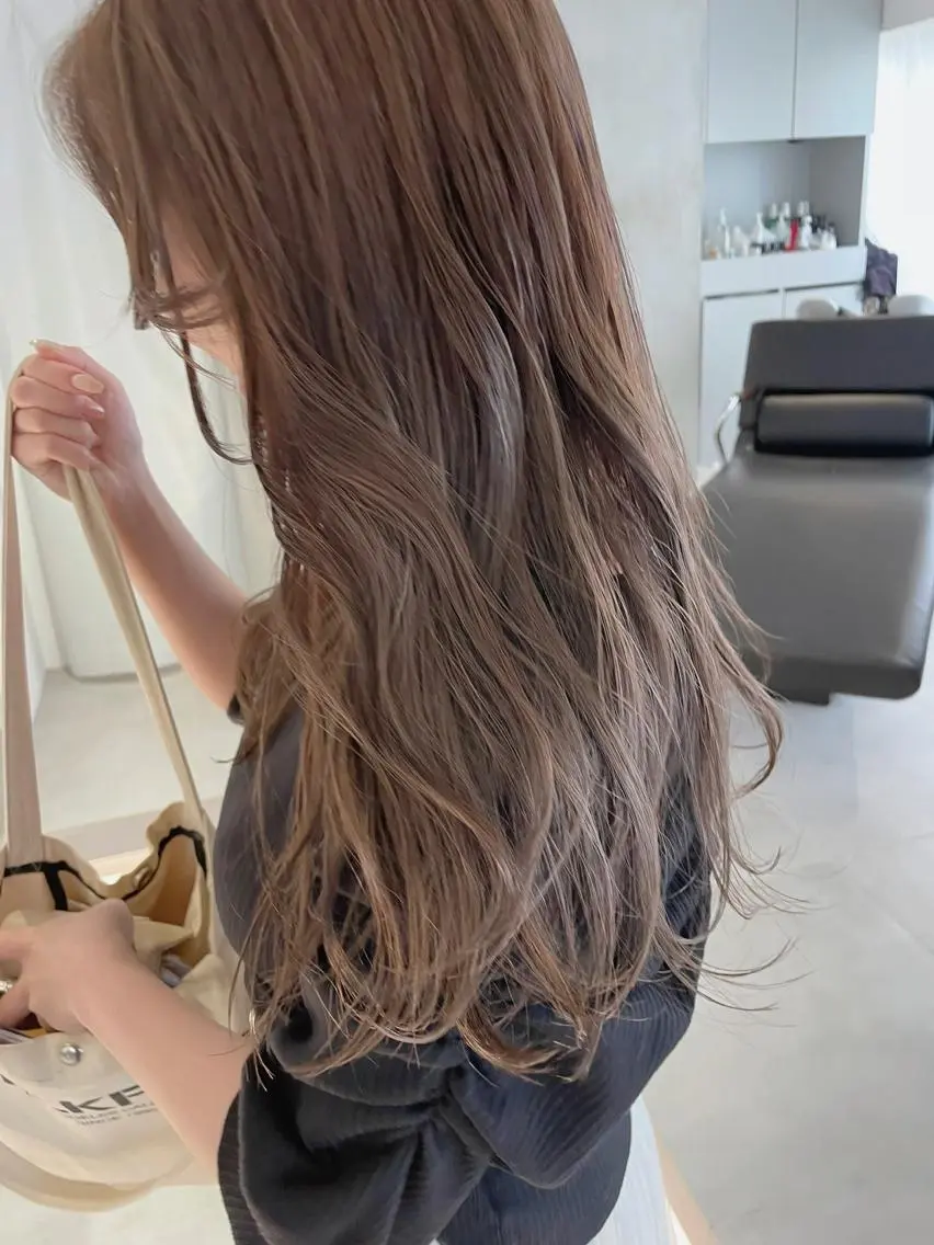 ロング カラー 🪞透け感&韓国ヘア 🪞honokaのヘアスタイル