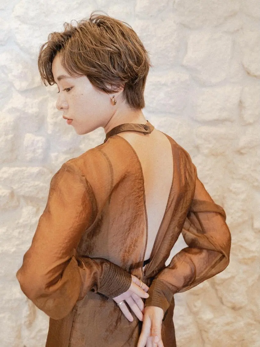 ショート 柳下 涼のヘアスタイル