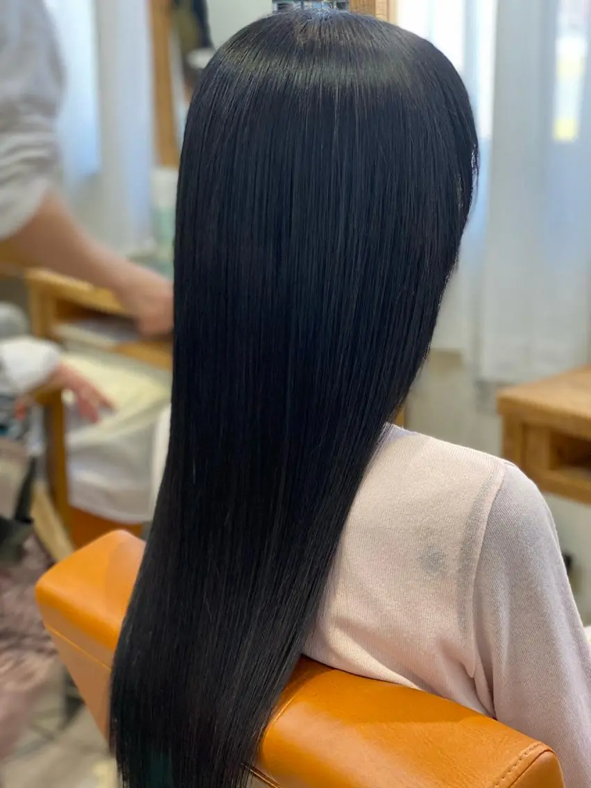 ロング カット 縮毛矯正 トリートメント 森下 友　Dio...池袋のヘアスタイル