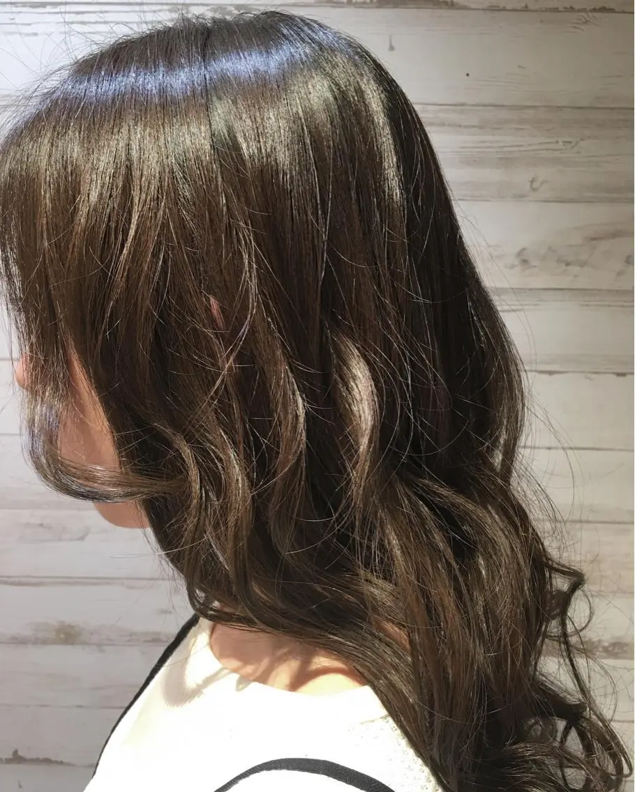 カラー 透明感カラー イルミナカラー 松田 和樹のヘアスタイル