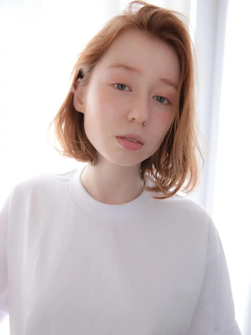 ショート カラー レイヤーカット✂️ 横浜No1♡下鳥翔子のヘアスタイル