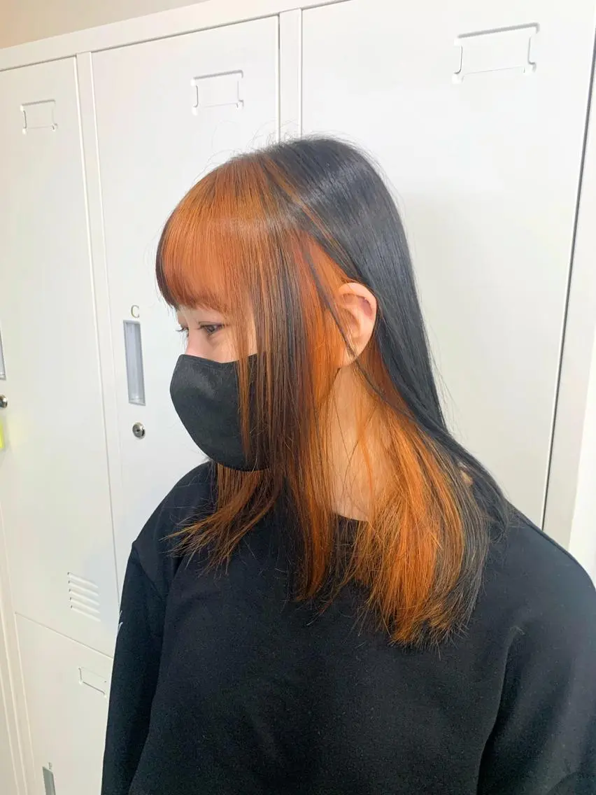 セミロング カラー カット ヘアカラー トリートメント 赤みゼロ/透明感 カラー🌿KANTAのヘアスタイル