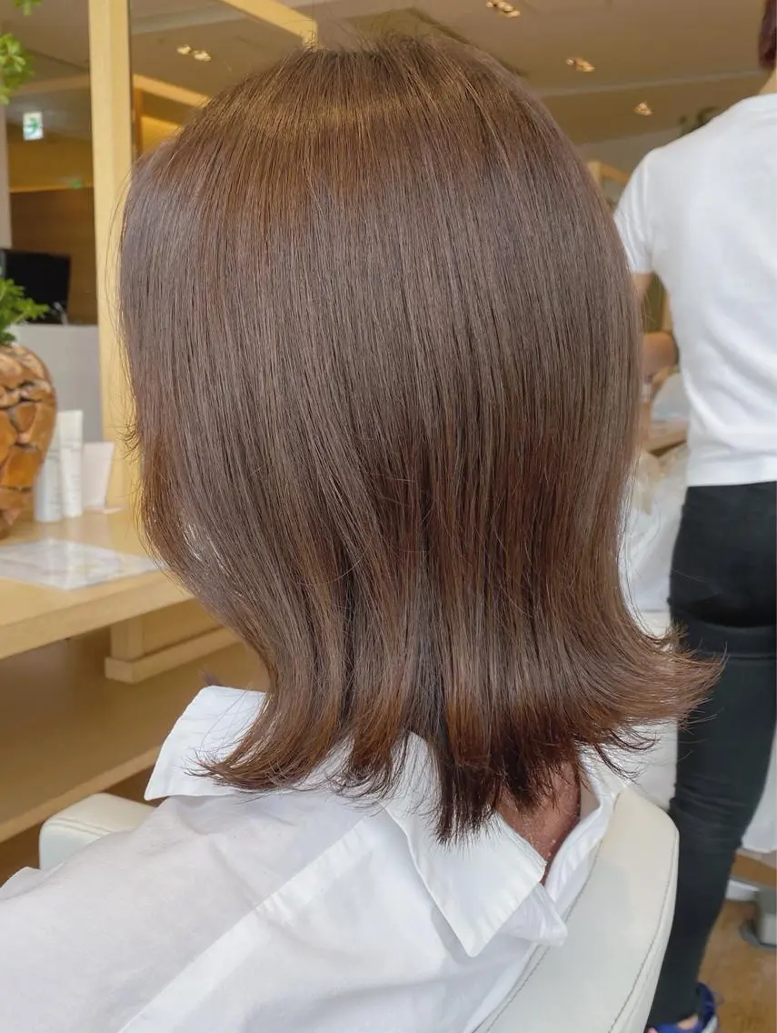 ミディアム カラー 東 大貴のヘアスタイル