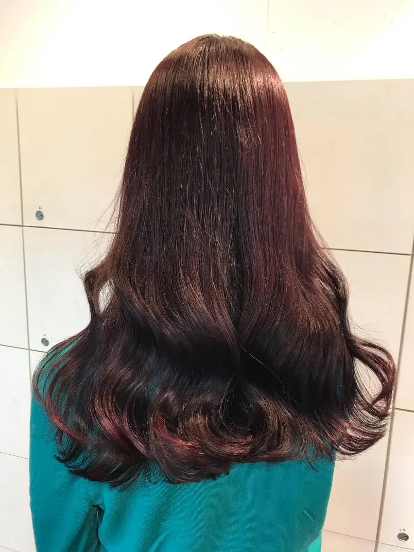 ロング カラー 烏丸韓国ヘア🇰🇷 ayaka🎀のヘアスタイル