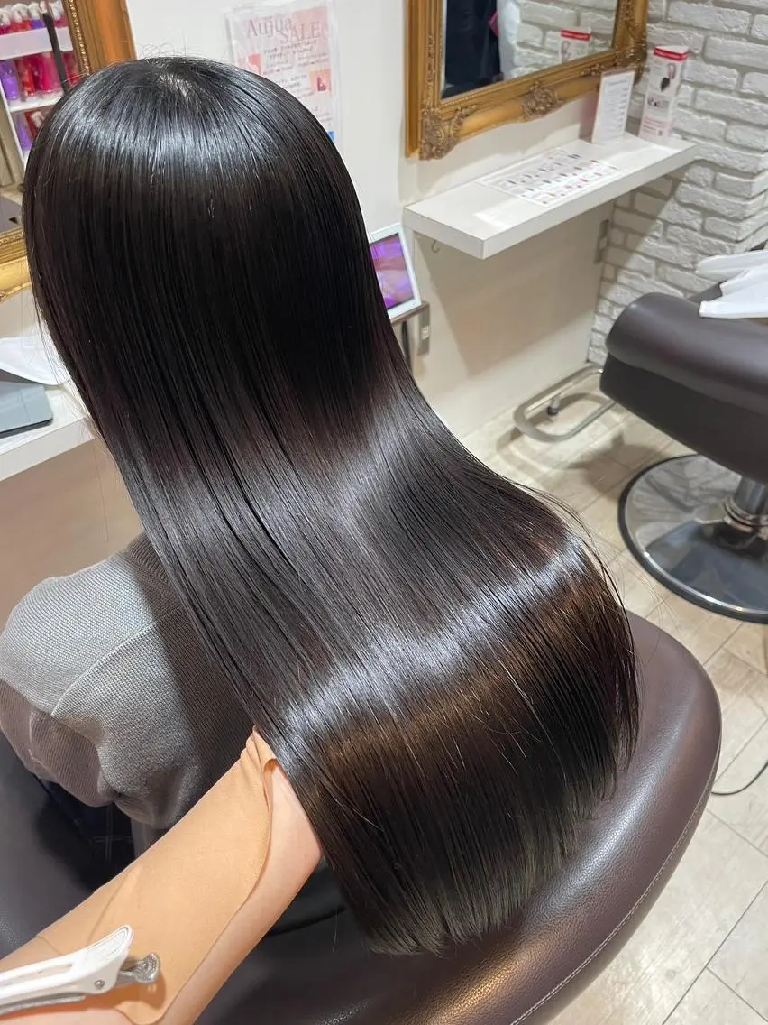 ロング カラー トリートメント 🦄🫧透明感 絹髪特化🫧🍓のヘアスタイル