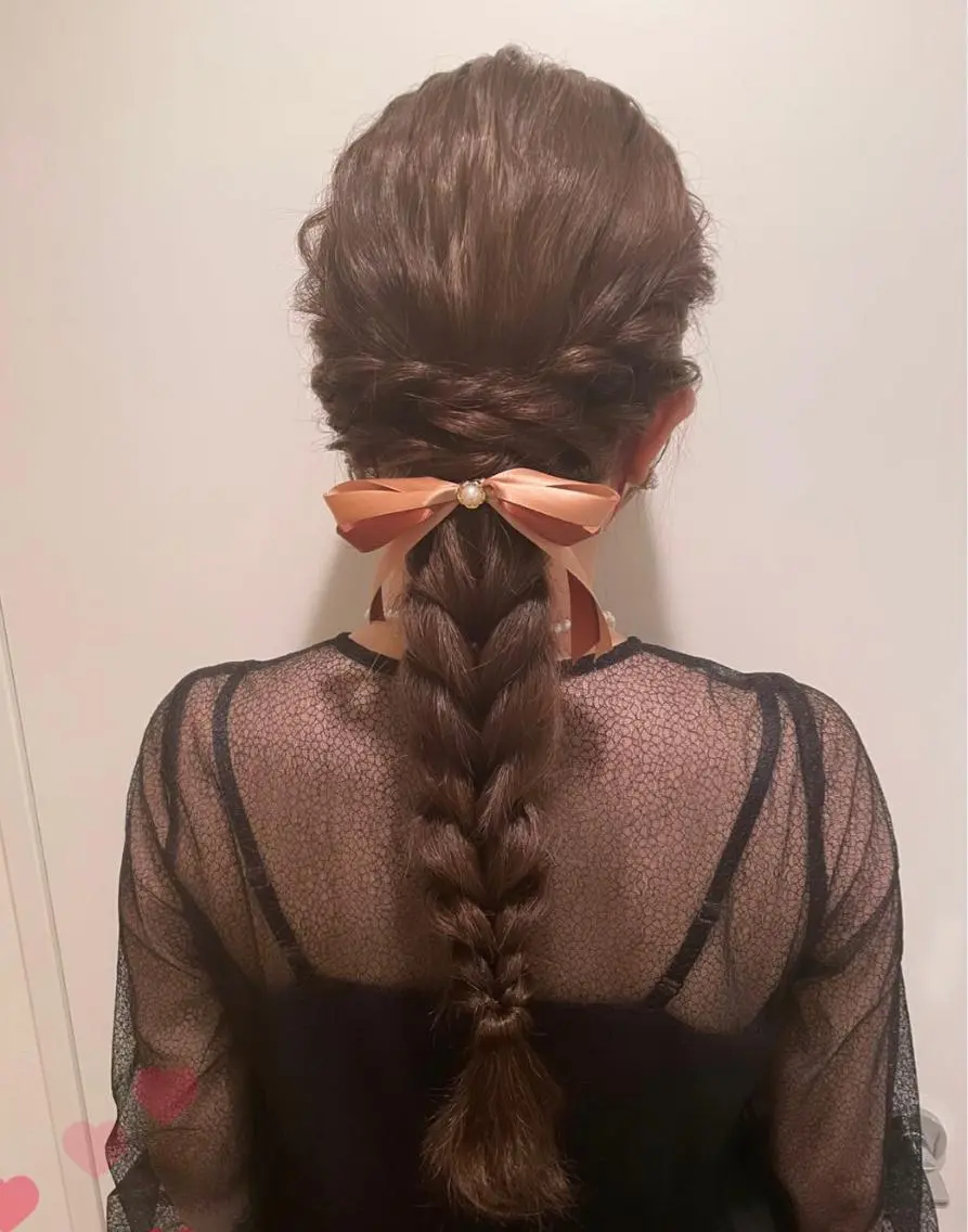 ロング ヘアセット T Ayaのヘアスタイル